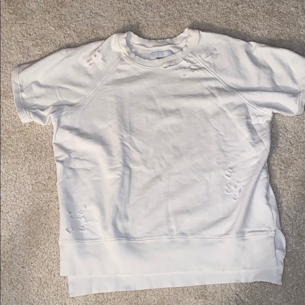 Pistola White Distressed Sweatshirt
